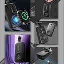 Lenyes PX0001D Akıllı Saat Kablosuz Şarj Özellikli Taşınabilir Type-C Kablolu Powerbank 2000mAh 2W - 4