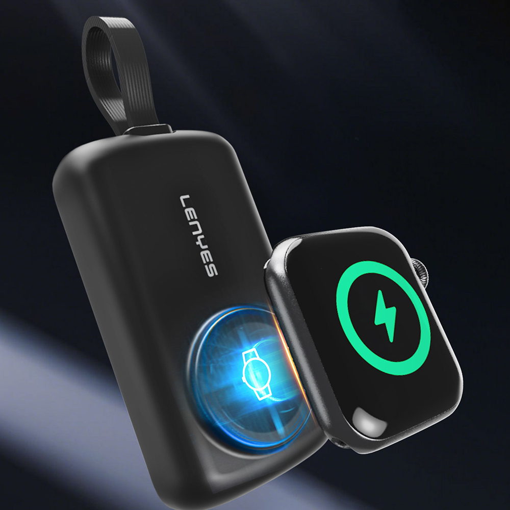 Lenyes PX0001D Akıllı Saat Kablosuz Şarj Özellikli Taşınabilir Type-C Kablolu Powerbank 2000mAh 2W - 7