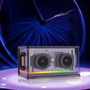 Lenyes S839 RGB Işıklı Taşınabilir TWS Bluetooth Hoparlör v5.2 - 5