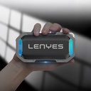 Lenyes S233 Ritme Duyarlı RGB Işıklı Taşınabilir Su Geçirmez TWS Bluetooth Hoparlör - 6