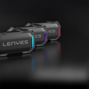 Lenyes S233 Ritme Duyarlı RGB Işıklı Taşınabilir Su Geçirmez TWS Bluetooth Hoparlör - 10