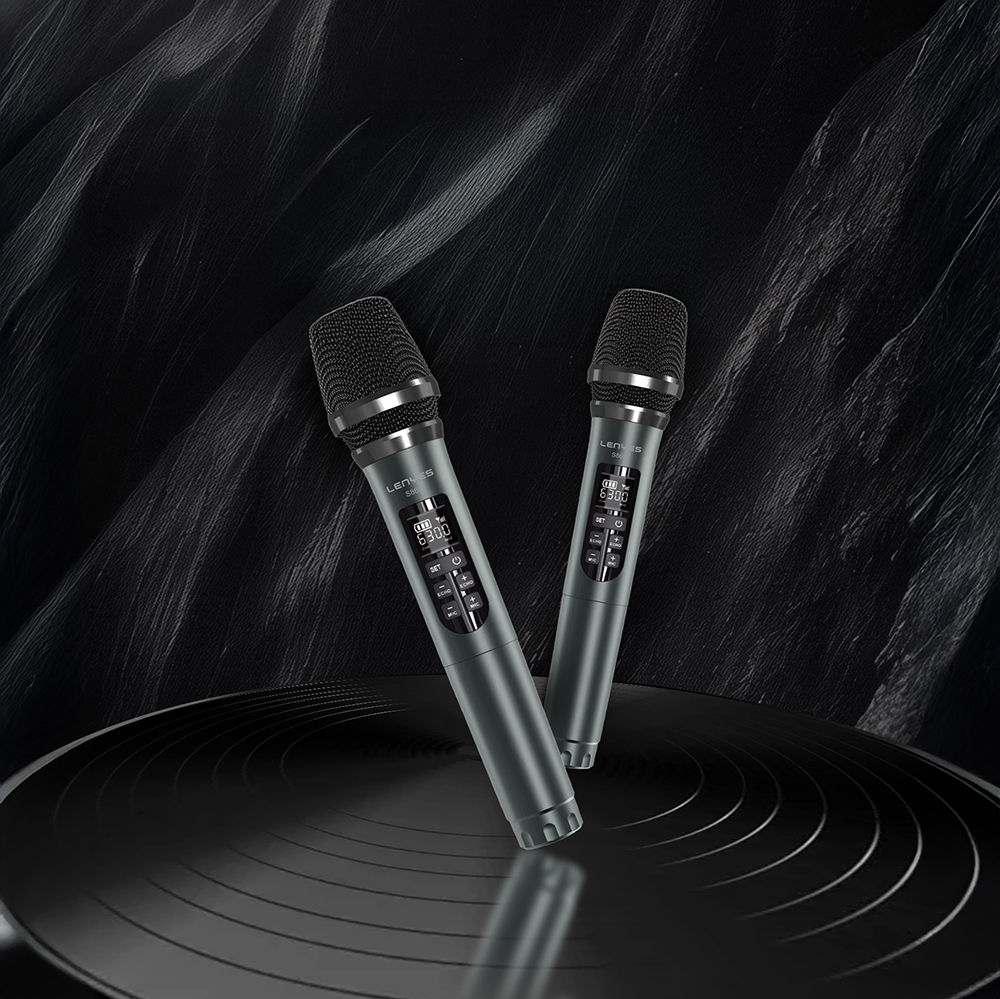 Lenyes S869 RGB Işıklı Çift Mikrofonlu Taşınabilir Bluetooth Hoparlör v5.3 - 6