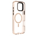 Apple iPhone 16 Pro Max Uyumlu Kılıf M-safe Şarj Özellikli Cam Arka Yüzey TPU Youngkit Gemstone Clear Serisi Kapak - 6