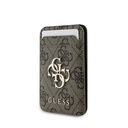 Guess Orjinal Lisanslı PU Deri 4G Desenli Metal Büyük 4G ve Yazı Logolu Standlı Magnetik Kartlık - 1
