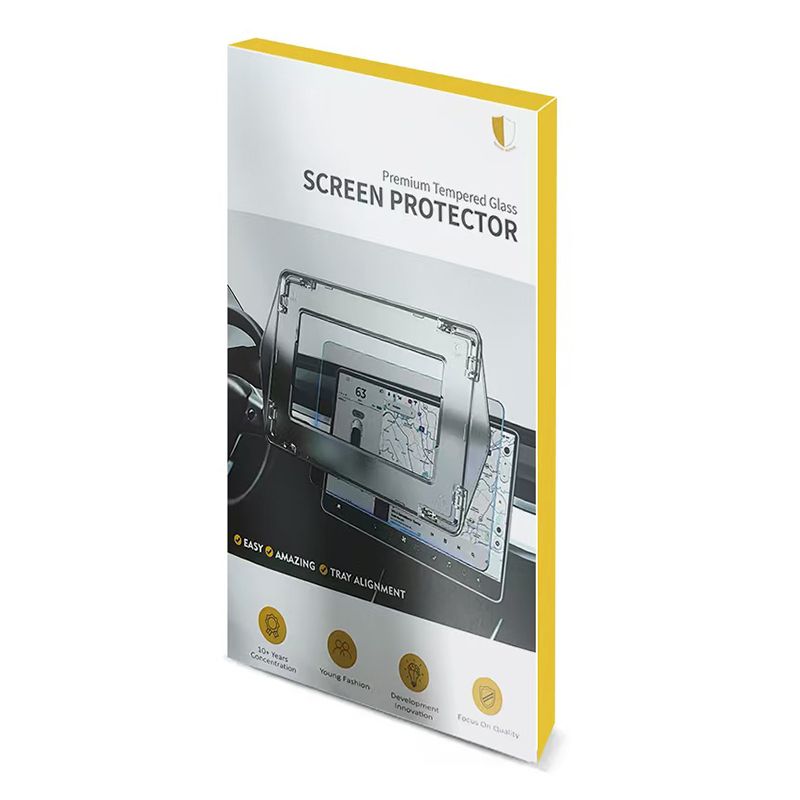 BYD 12.8 inç Araç Multimedya Ekran Koruyucu Uygulama Aparatlı Zore Premium Temperli Cam Ekran Koruyucu - 6