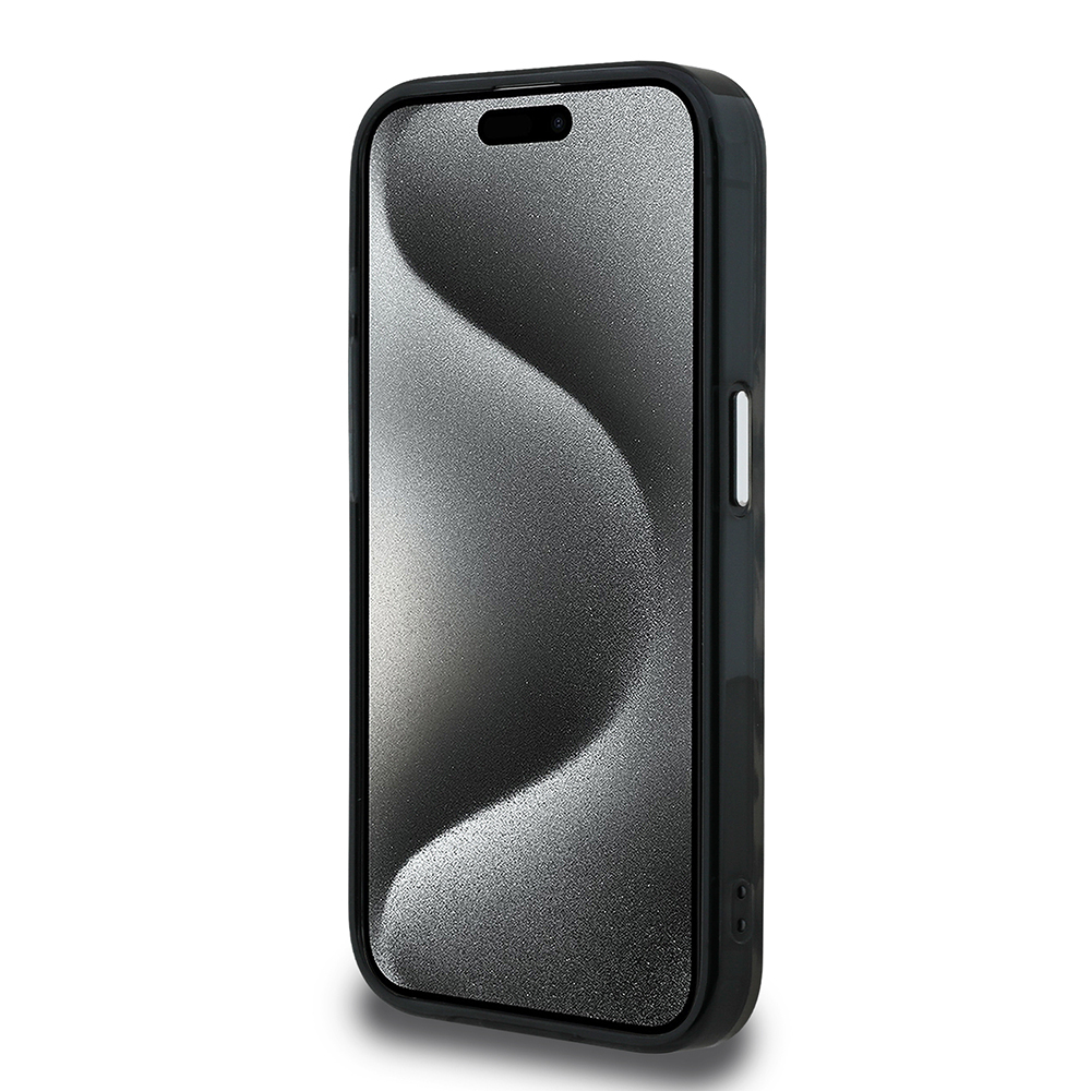Apple iPhone 15 Pro Max Uyumlu Kılıf Karl Lagerfeld Orjinal Lisanslı IML Leopar Baskılı Kapak - 4