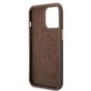 Apple iPhone 15 Pro Max Uyumlu Kılıf Guess Orjinal Lisanslı M-safe Şarj Özellikli 4G Desenli PU Metal Plaka Klasik Logolu Kapak - 11