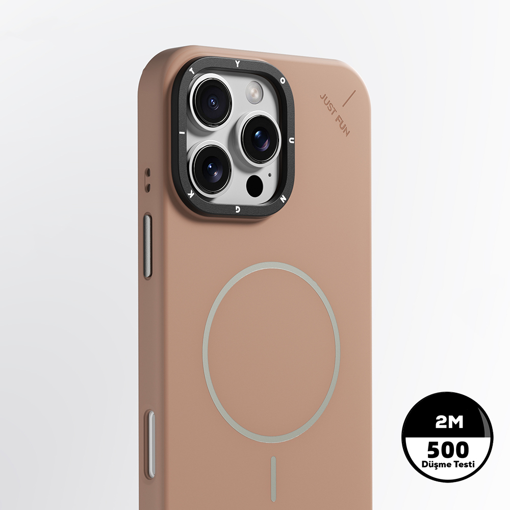 Apple iPhone 16 Pro Uyumlu Kılıf M-safe Şarj Özellikli Youngkit Dynamag Serisi Kapak - 8