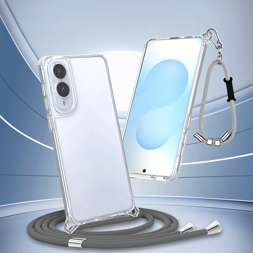 Samsung Galaxy S25 Edge Uyumlu Kılıf Airbagli Takılabilir Askı Aparatlı Zore Snap Silikon Kapak - 2