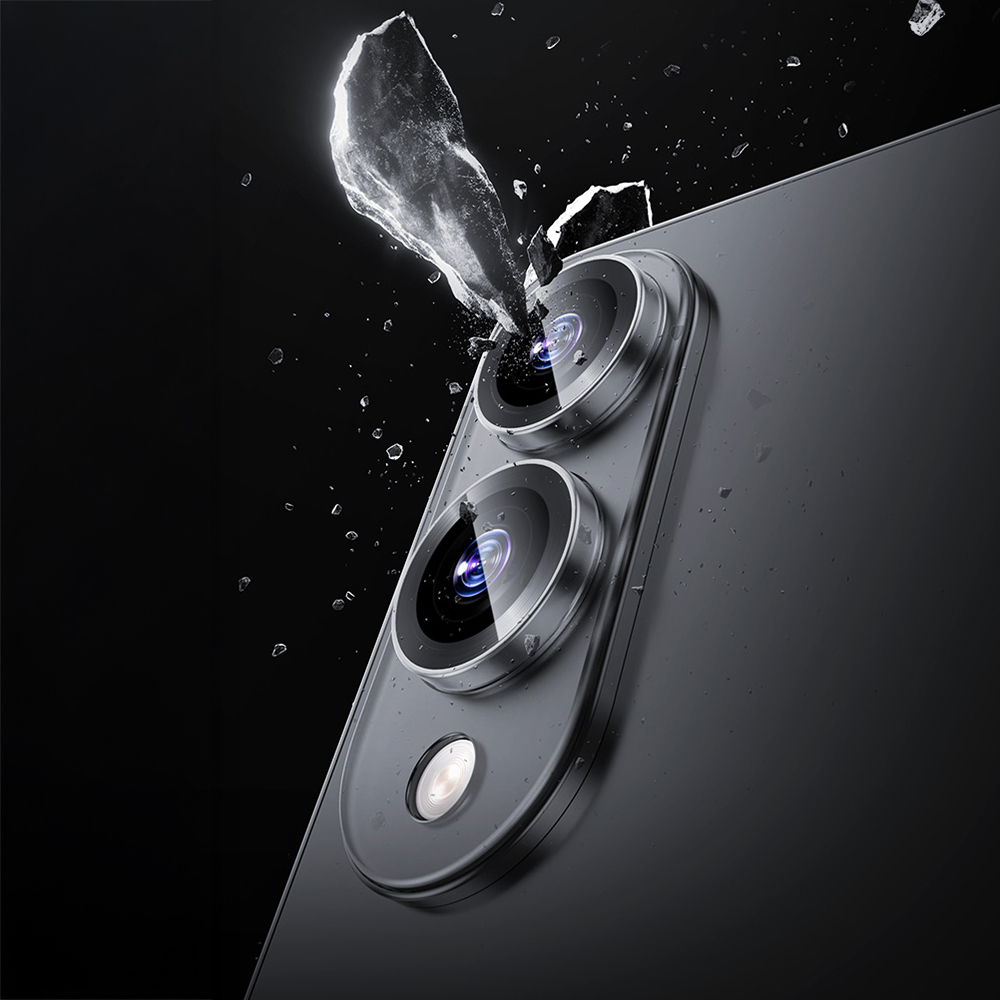 Samsung Galaxy S25 Edge Uyumlu Benks Glass Warrior Kolay Uygulama Aparatlı Kamera Lens Koruyucu - 5