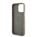 Apple iPhone 15 Pro Max Uyumlu Kılıf Guess Orjinal Lisanslı M-safe Şarj Özellikli Grained Triangle Kapak - 13