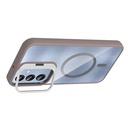 Samsung Galaxy A56 Uyumlu Kılıf Standlı ve Kamera Lens Hediyeli M-Safe Şarj Özellikli Zore Etro Kapak - 10