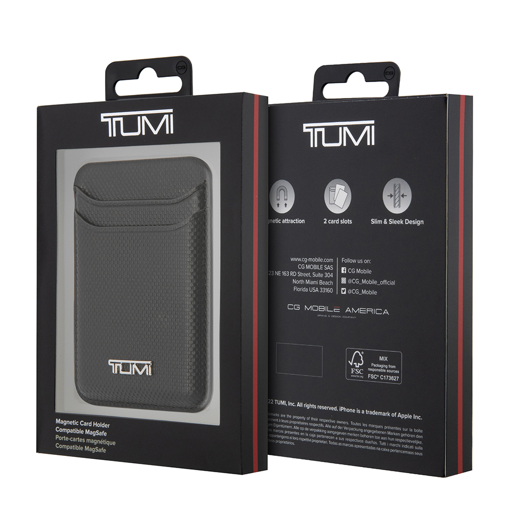 Tumi Orjinal Lisanslı 2 Hazneli Metal Logolu Deri Magnetik Kartlık - 7