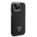 Apple iPhone 14 Uyumlu Kılıf Guess Orjinal Lisanslı M-safe Şarj Özellikli Grained Triangle Kapak - 2