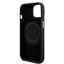 Apple iPhone 14 Uyumlu Kılıf Guess Orjinal Lisanslı M-safe Şarj Özellikli Grained Triangle Kapak - 5