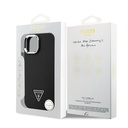 Apple iPhone 14 Uyumlu Kılıf Guess Orjinal Lisanslı M-safe Şarj Özellikli Grained Triangle Kapak - 6