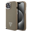 Apple iPhone 14 Uyumlu Kılıf Guess Orjinal Lisanslı M-safe Şarj Özellikli Grained Triangle Kapak - 7