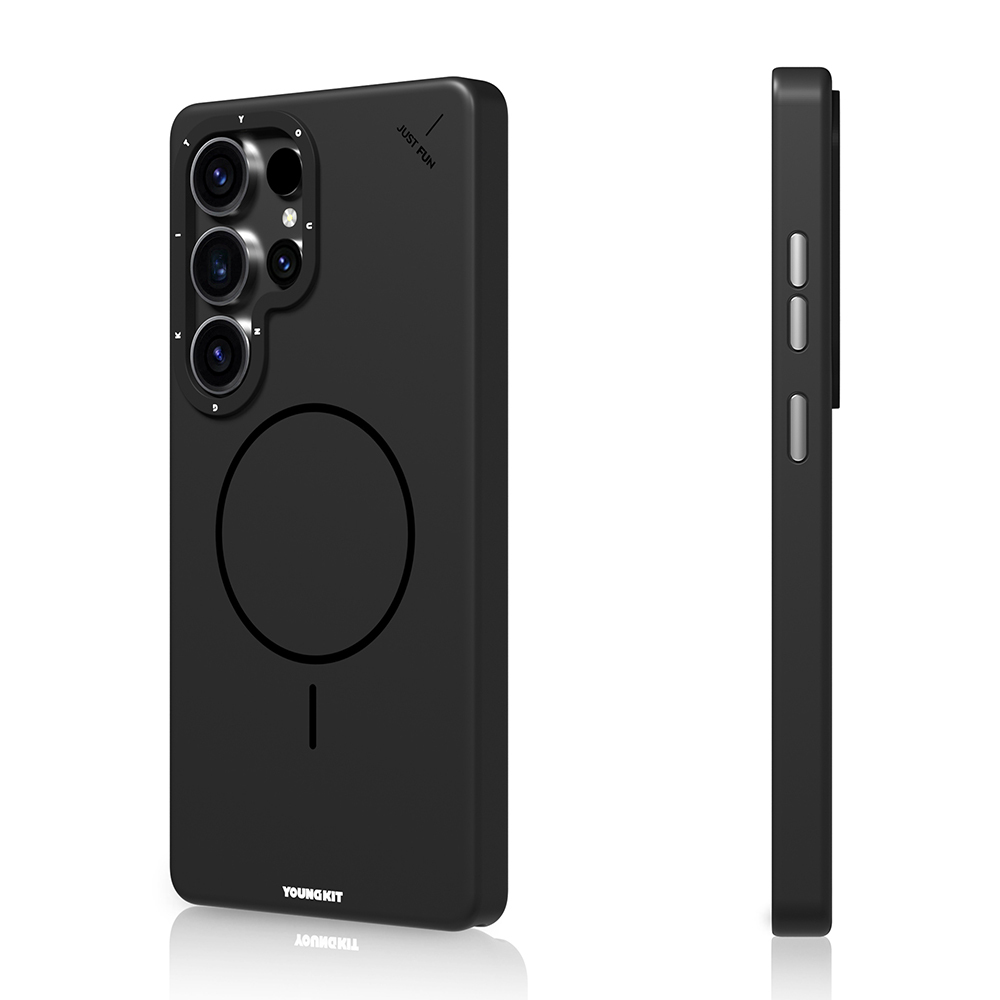 Samsung Galaxy S25 Ultra Uyumlu Kılıf M-safe Şarj Özellikli Youngkit Dynamag Serisi Kapak - 4