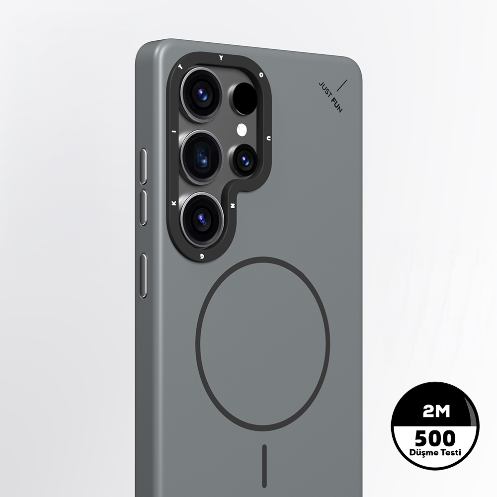 Samsung Galaxy S25 Ultra Uyumlu Kılıf M-safe Şarj Özellikli Youngkit Dynamag Serisi Kapak - 7