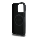 Apple iPhone 14 Pro Max Uyumlu Kılıf Guess Orjinal Lisanslı M-safe Şarj Özellikli Grained Triangle Kapak - 6
