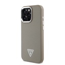 Apple iPhone 14 Pro Max Uyumlu Kılıf Guess Orjinal Lisanslı M-safe Şarj Özellikli Grained Triangle Kapak - 8