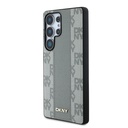 Samsung Galaxy S25 Ultra Uyumlu Kılıf DKNY Orjinal Lisanslı M-safe Şarj Özellikli 3D Yazılı Checkered Pattern Kapak - 7