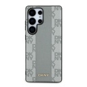 Samsung Galaxy S25 Ultra Uyumlu Kılıf DKNY Orjinal Lisanslı M-safe Şarj Özellikli 3D Yazılı Checkered Pattern Kapak - 8