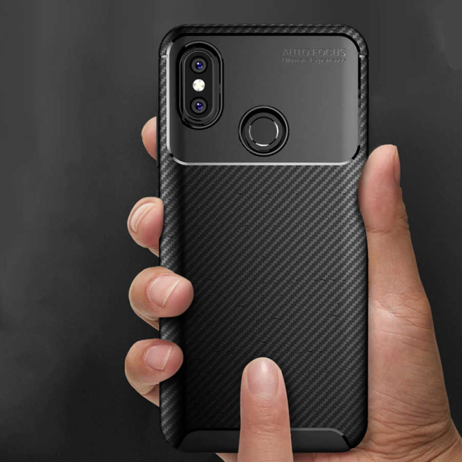 Xiaomi Redmi Note 6 Pro Uyumlu Kılıf Zore Negro Silikon Kapak - 1