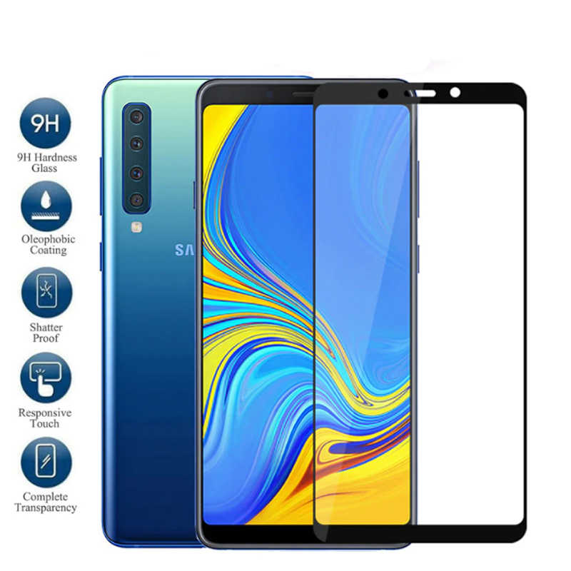 Samsung Galaxy A9 2018 Uyumlu Zore Kenarları Kırılmaya Dayanıklı Cam Ekran Koruyucu
