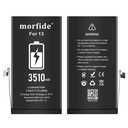 Apple iPhone 13 Uyumlu 3510mAh Yüksek Kapasiteli Batarya - Gelişmiş Akıllı Chip - Pil Sağlığı Destekli - Morfide M-Max