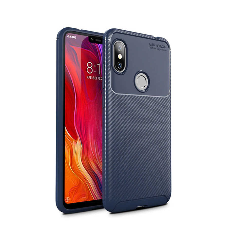 Xiaomi Redmi Note 6 Pro Uyumlu Kılıf Zore Negro Silikon Kapak - 6