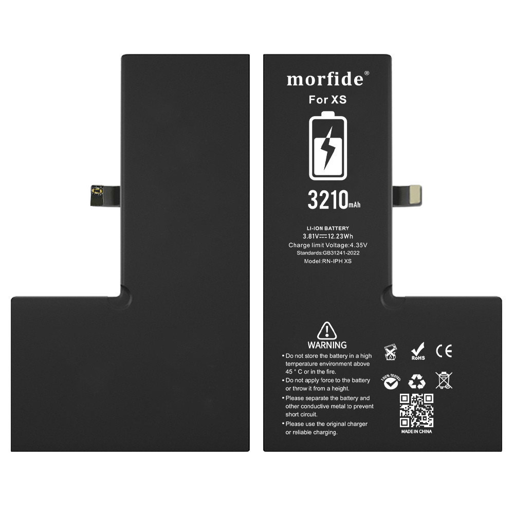 Apple iPhone XS Uyumlu 3210mAh Yüksek Kapasiteli Batarya Morfide M-Max – A Sınıf Hücre, 15 Ay Garantili