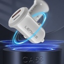 Lenyes CA53 Hızlı Şarj Özellikli Dual Type-C + USB-A Portlu Mini Araç Şarj Aleti 30W - 1