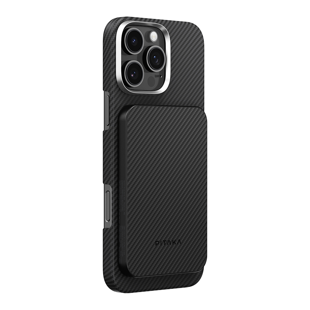 Pitaka Tactile Woven Qi2 Şarj Teknolojili Aramid Fiber M-Safe Powerbank 15W 5000mAh - 14