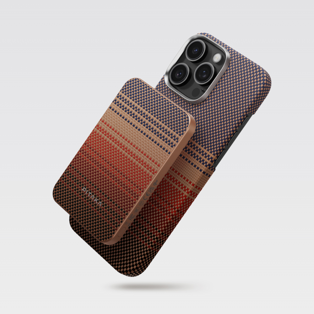 Pitaka Tactile Woven Qi2 Şarj Teknolojili Aramid Fiber M-Safe Powerbank 15W 5000mAh - 27