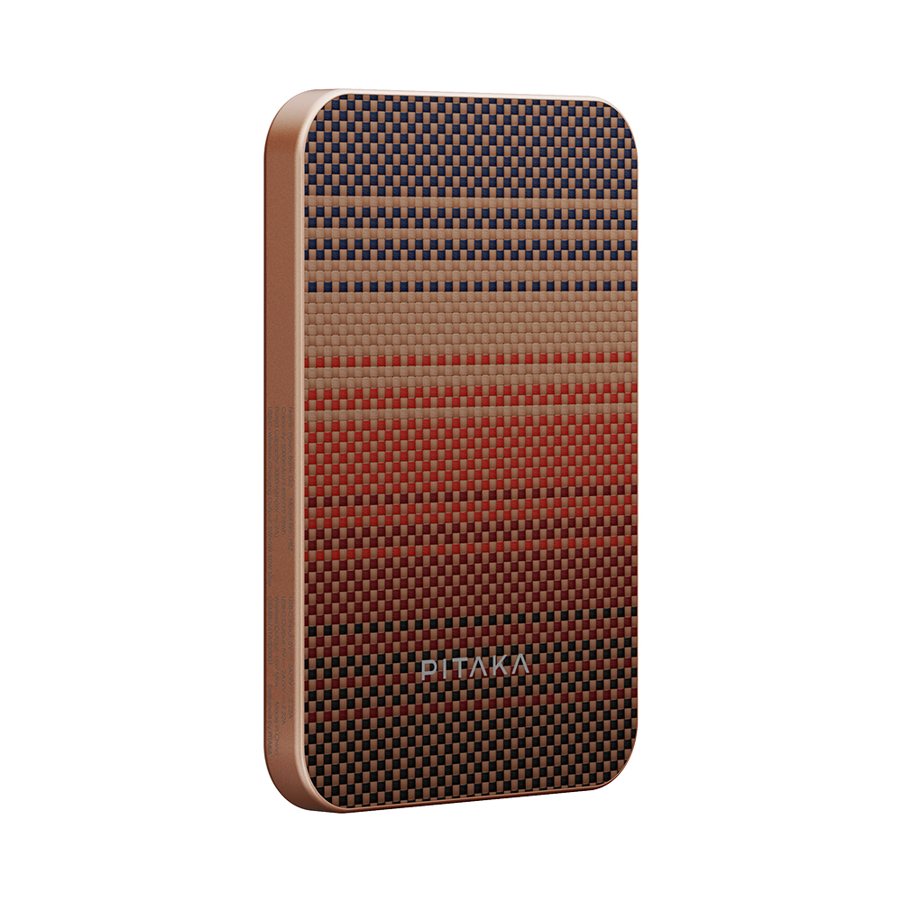 Pitaka Tactile Woven Qi2 Şarj Teknolojili Aramid Fiber M-Safe Powerbank 15W 5000mAh - 34