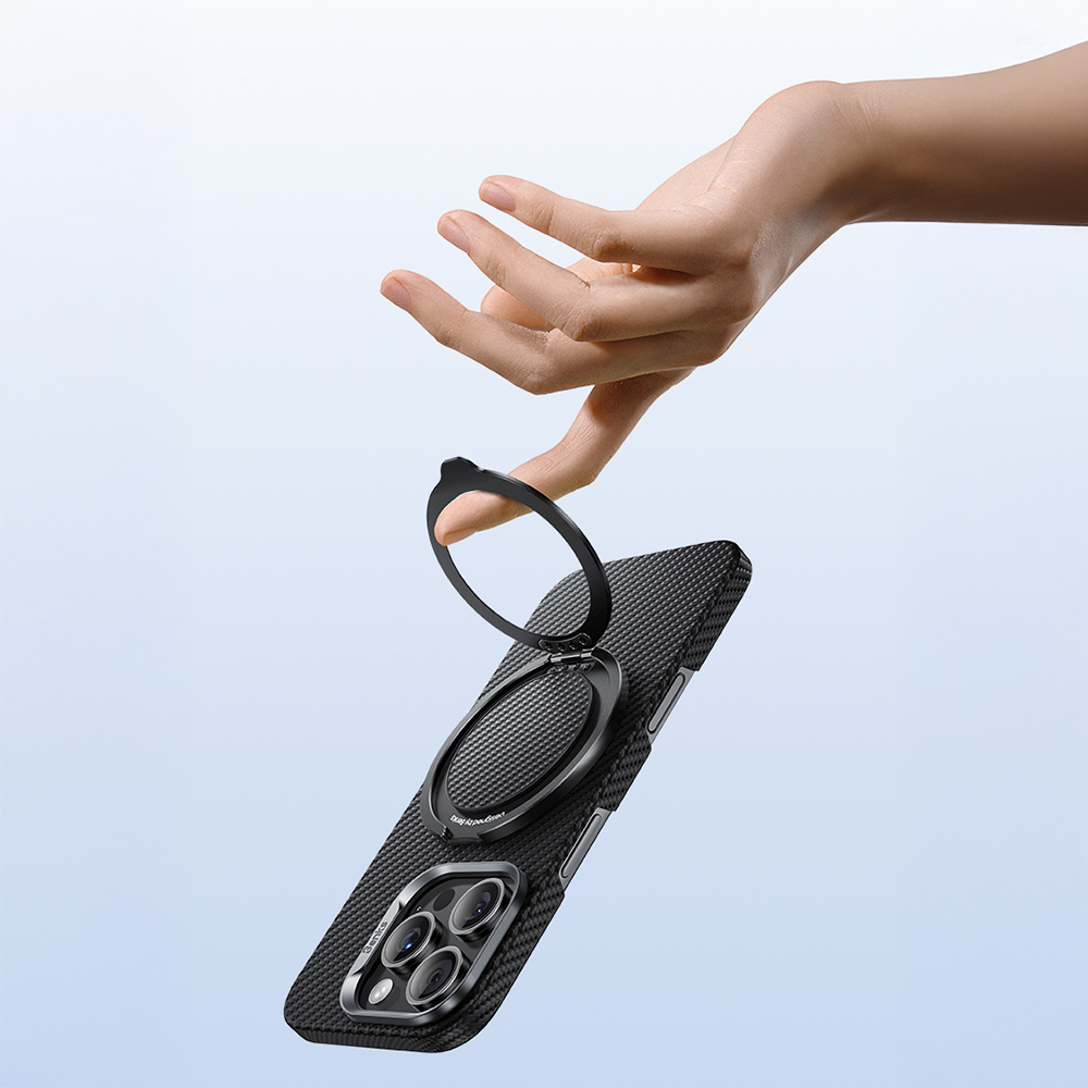 Benks L56 Magnetik 360 Derece Dönebilen ArmorPop Kevlar Tasarımlı Parmak Ring Stand - 5