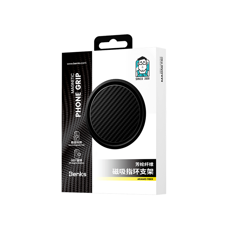 Benks L56 Magnetik 360 Derece Dönebilen ArmorPop Kevlar Tasarımlı Parmak Ring Stand - 9