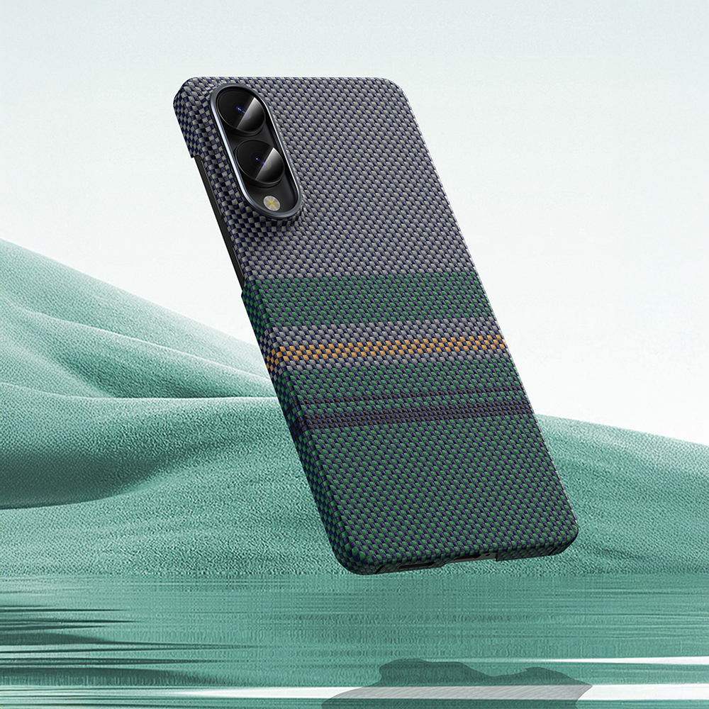 Samsung Galaxy S25 Edge Uyumlu Kılıf M-safe Şarj Özellikli Karbon Fiber Tasarımlı Benks Aurora ArmorAir Kevlar Kapak - 3