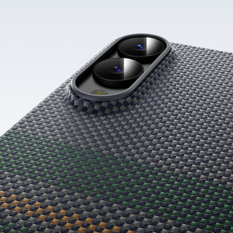 Samsung Galaxy S25 Edge Uyumlu Kılıf M-safe Şarj Özellikli Karbon Fiber Tasarımlı Benks Aurora ArmorAir Kevlar Kapak - 8