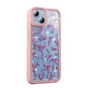 Apple iPhone 14 Uyumlu Kılıf Taşlı ve Simli Tasarım Zore Azra Kapak - 1