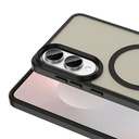 Samsung Galaxy S25 Edge Uyumlu Kılıf M-safe Şarj Özellikli Mat Arka Yüzey Zore Sio Kapak - 4