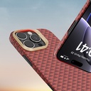 Apple iPhone 16 Pro Uyumlu Kılıf M-safe Şarj Özellikli Raptic Aramid Skin Origin Serisi Kapak - 13