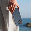 Apple iPhone 16 Pro Uyumlu Kılıf M-safe Şarj Özellikli Raptic Aramid Skin Origin Serisi Kapak - 19