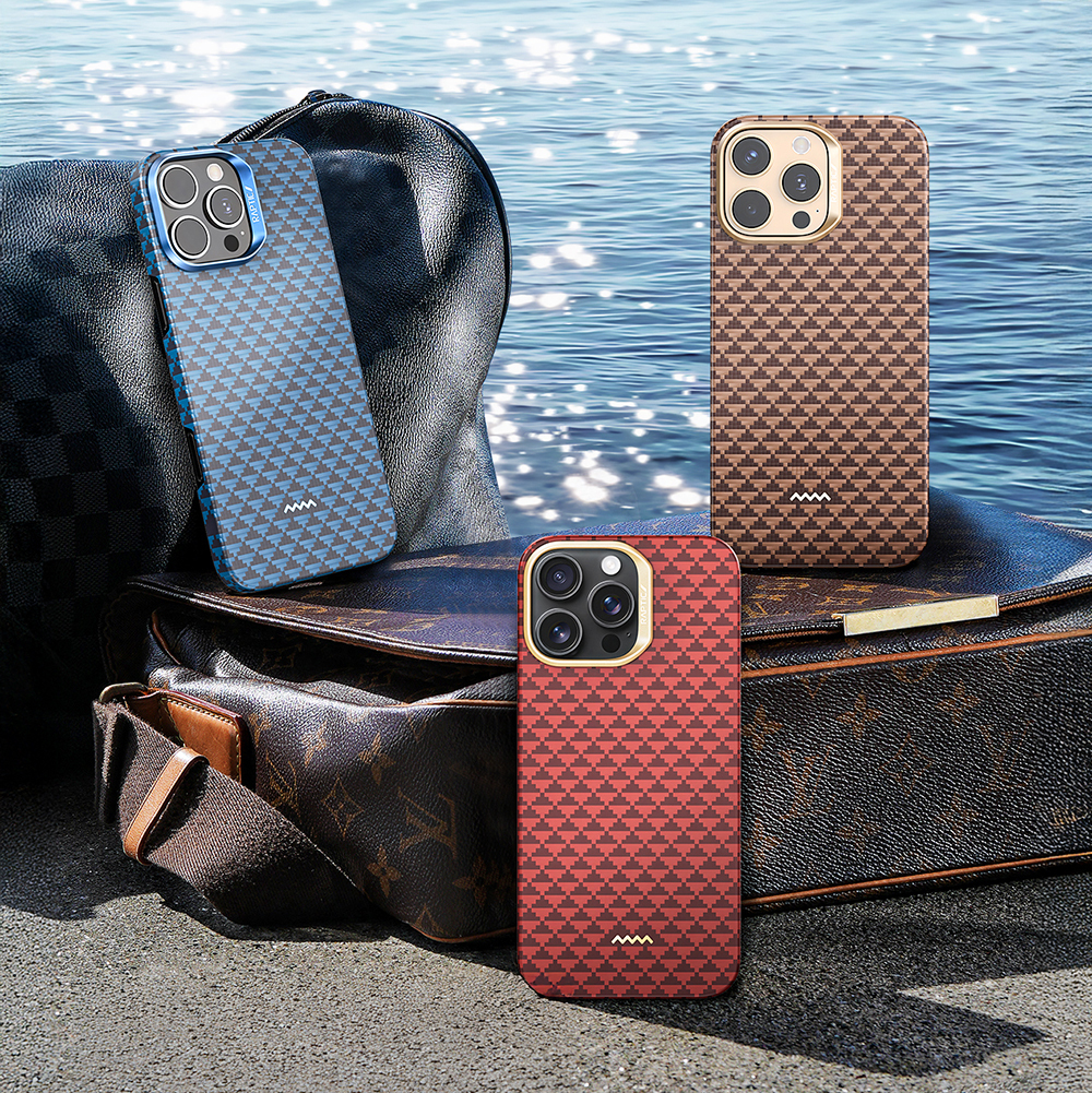 Apple iPhone 16 Pro Uyumlu Kılıf M-safe Şarj Özellikli Raptic Aramid Skin Origin Serisi Kapak - 24