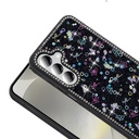 Samsung Galaxy A55 Uyumlu Kılıf Taşlı ve Simli Tasarım Zore Azra Kapak - 4
