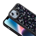 Apple iPhone 15 Uyumlu Kılıf Taşlı ve Simli Tasarım Zore Azra Kapak - 5