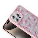 Apple iPhone 15 Pro Uyumlu Kılıf Taşlı ve Simli Tasarım Zore Azra Kapak - 6