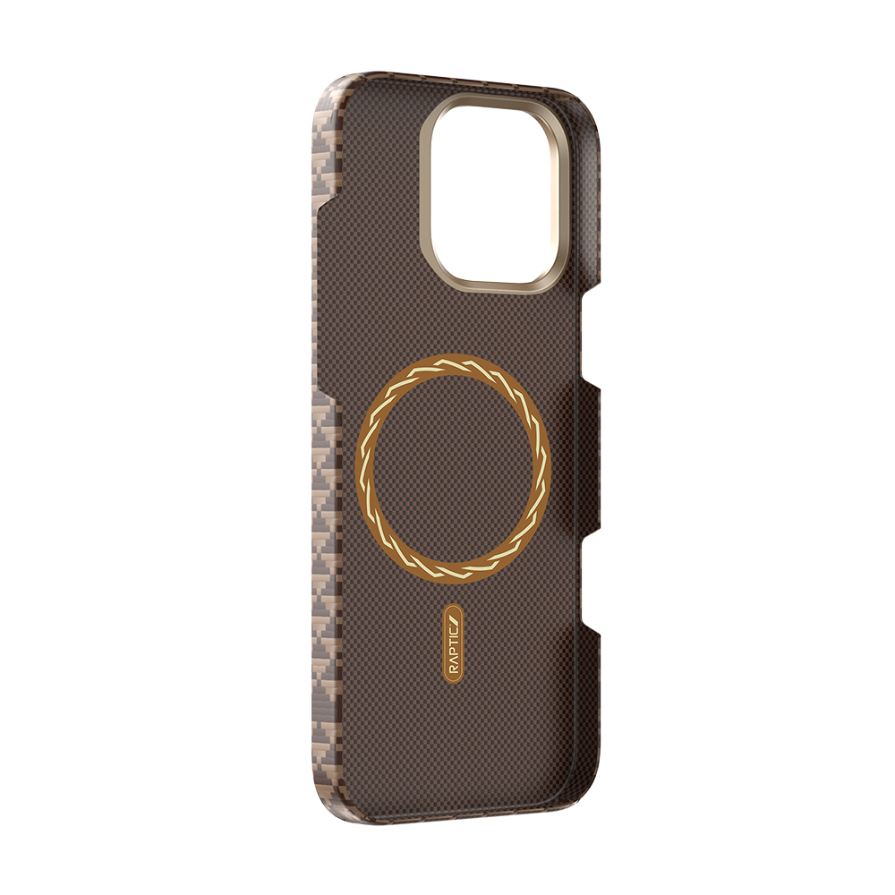 Apple iPhone 16 Pro Max Uyumlu Kılıf M-safe Şarj Özellikli Raptic Aramid Skin Origin Serisi Kapak - 2