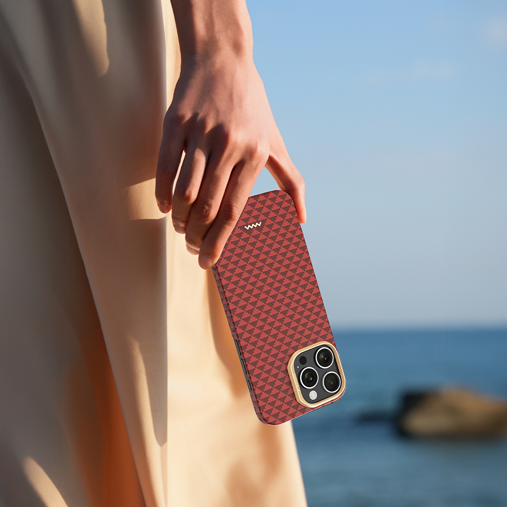 Apple iPhone 16 Pro Max Uyumlu Kılıf M-safe Şarj Özellikli Raptic Aramid Skin Origin Serisi Kapak - 8